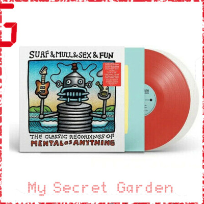 Mental As Anything - Surf & Mull & Sex & Fun, Classic Recordings Red & White Colored Vinyl 2 LP Gatefold  (2021 Reissue ) ***READY TO SHIP from Hong Kong***